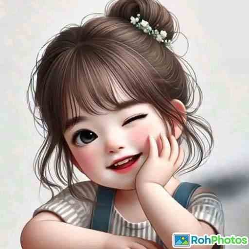 Cartoon Girl Dp For Whatsapp 10