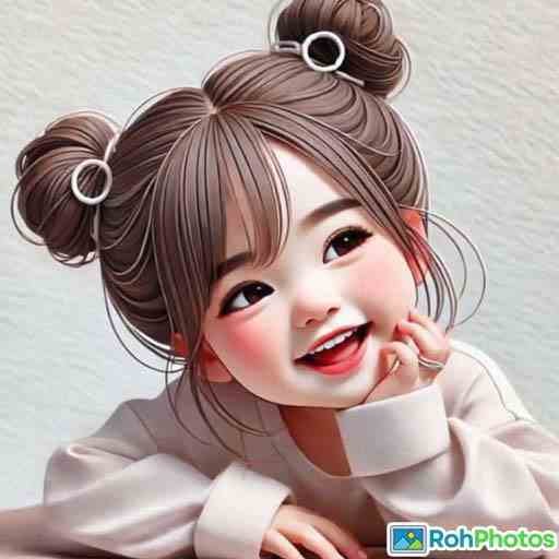 Cartoon Girl Dp For Whatsapp 15