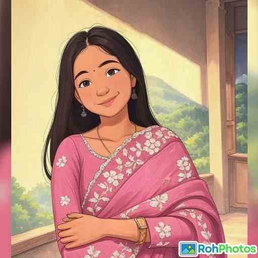 Cartoon Girl Dp For Whatsapp 2