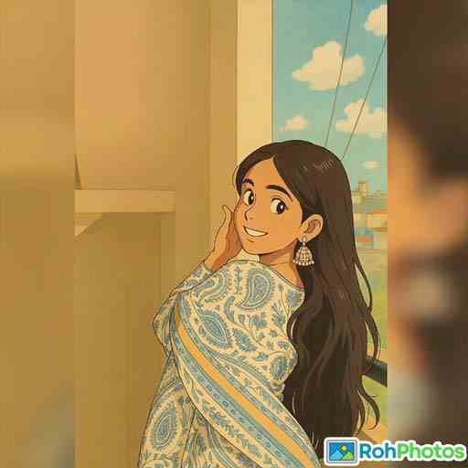 Cartoon Girl Dp For Whatsapp 3
