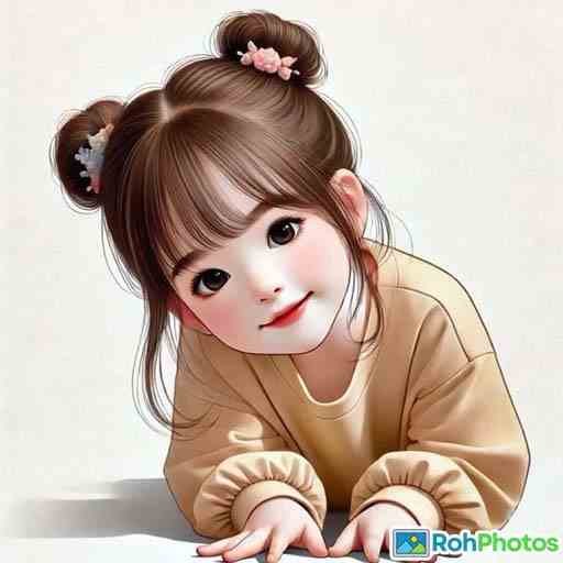 Cartoon Girl Dp For Whatsapp 4