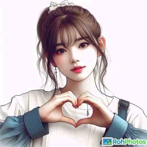 Cartoon Girl Dp For Whatsapp 5