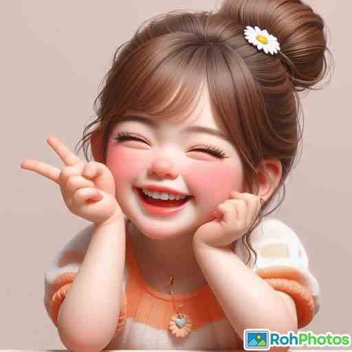 Cartoon Girl Dp For Whatsapp 6