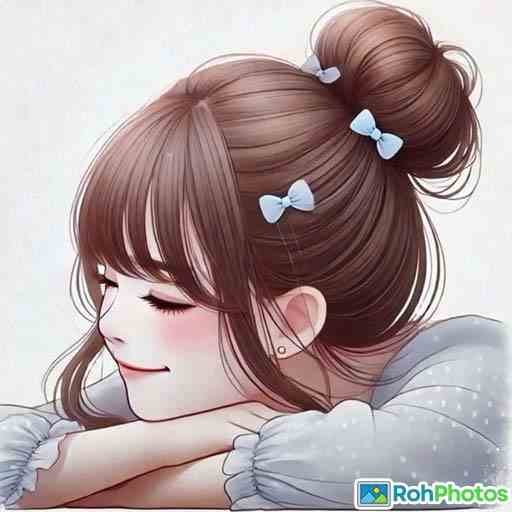 Cartoon Girl Dp For Whatsapp 7