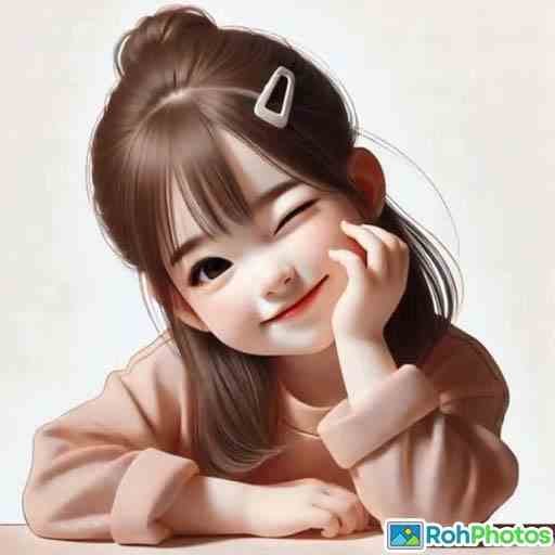 Cartoon Girl Dp For Whatsapp 8