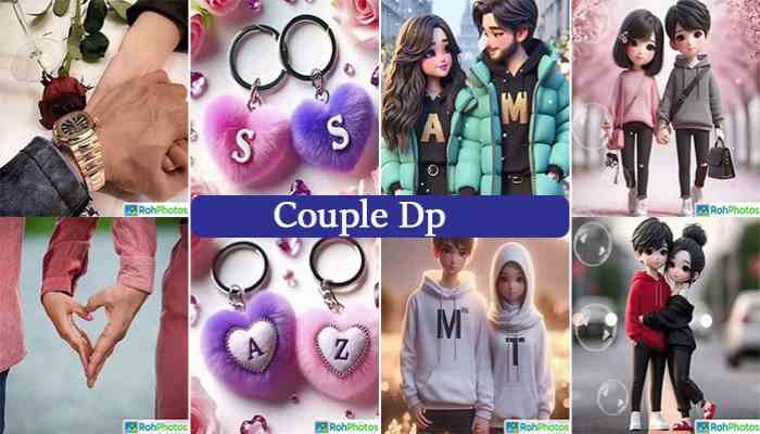 Couple Dp, couple dp for instagram, couple dp for whatsapp half half