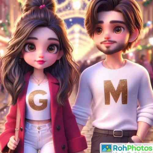 couple dp cartoon matching 14