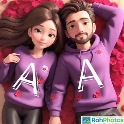 couple dp cartoon matching 15
