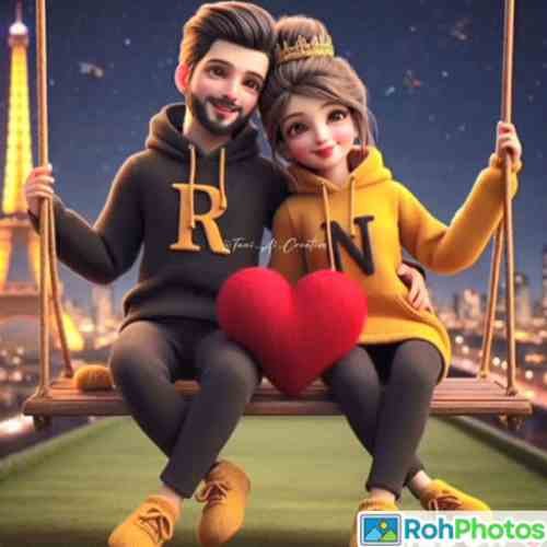 couple dp cartoon matching 17