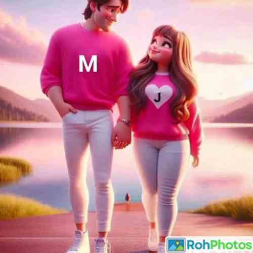 couple dp cartoon matching 18