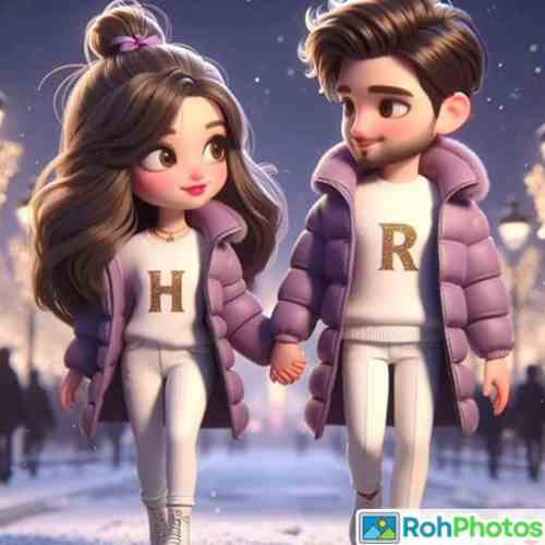 couple dp cartoon matching 21