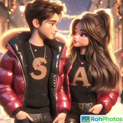 couple dp cartoon matching 24